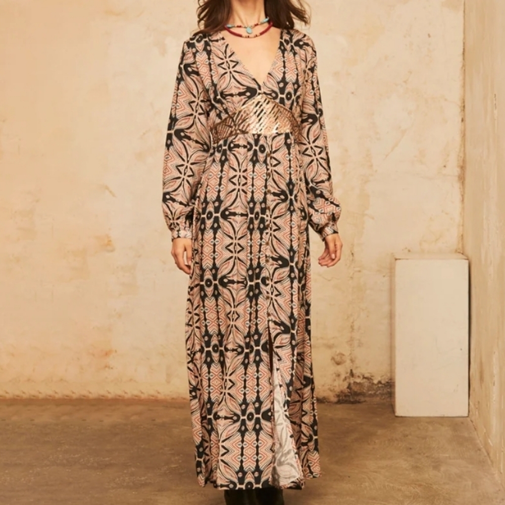 NWT NEKANE | $173 Maharani Boho Maxi Dress